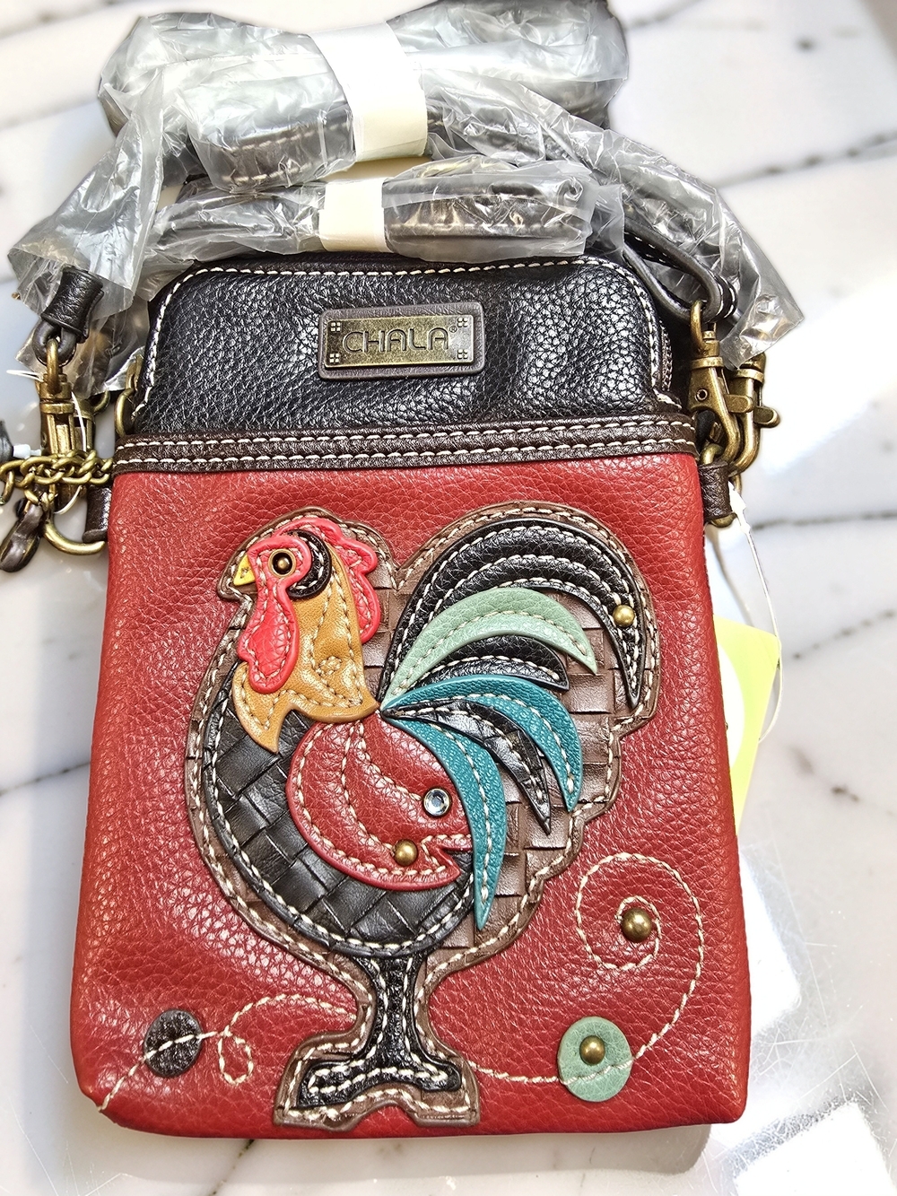 CHALA NWT Rooster Cellphone Crossbody Purse Bag